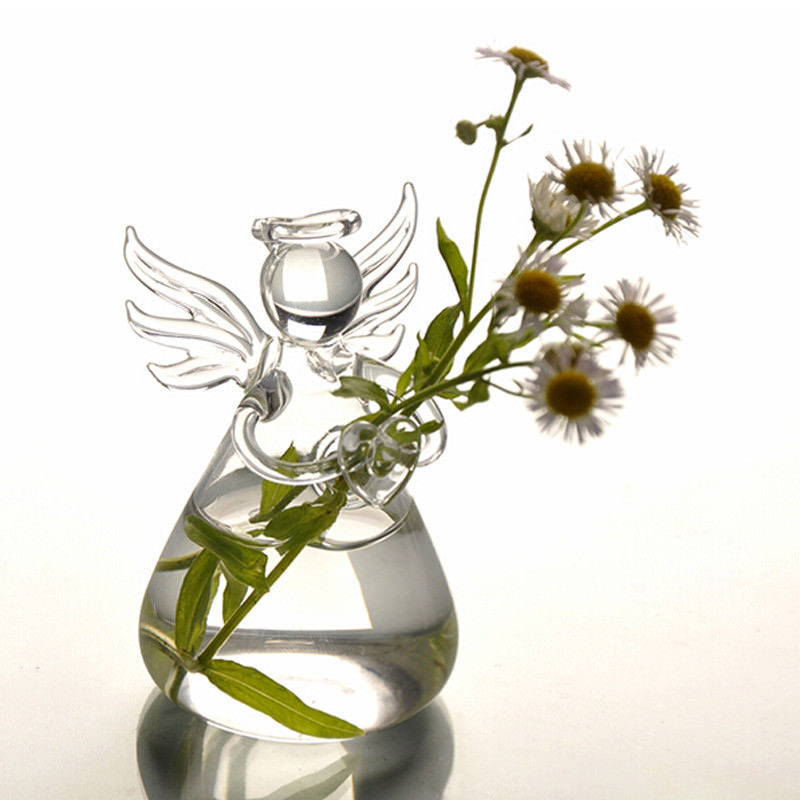Angel Time Transparante Glazen Vaas
