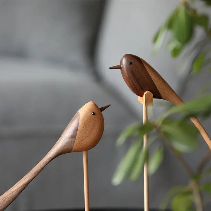 Deense houten vogels