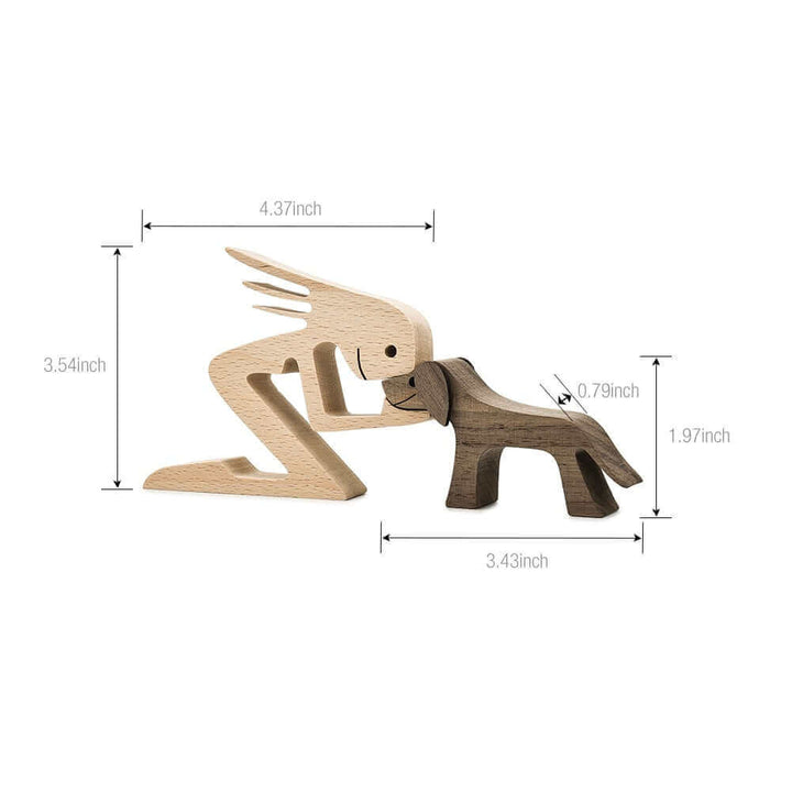 Deense houten dierenornamenten
