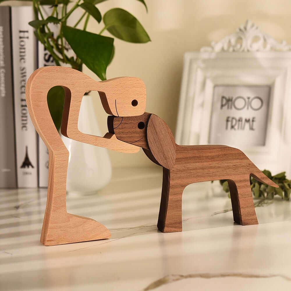 Deense houten dierenornamenten