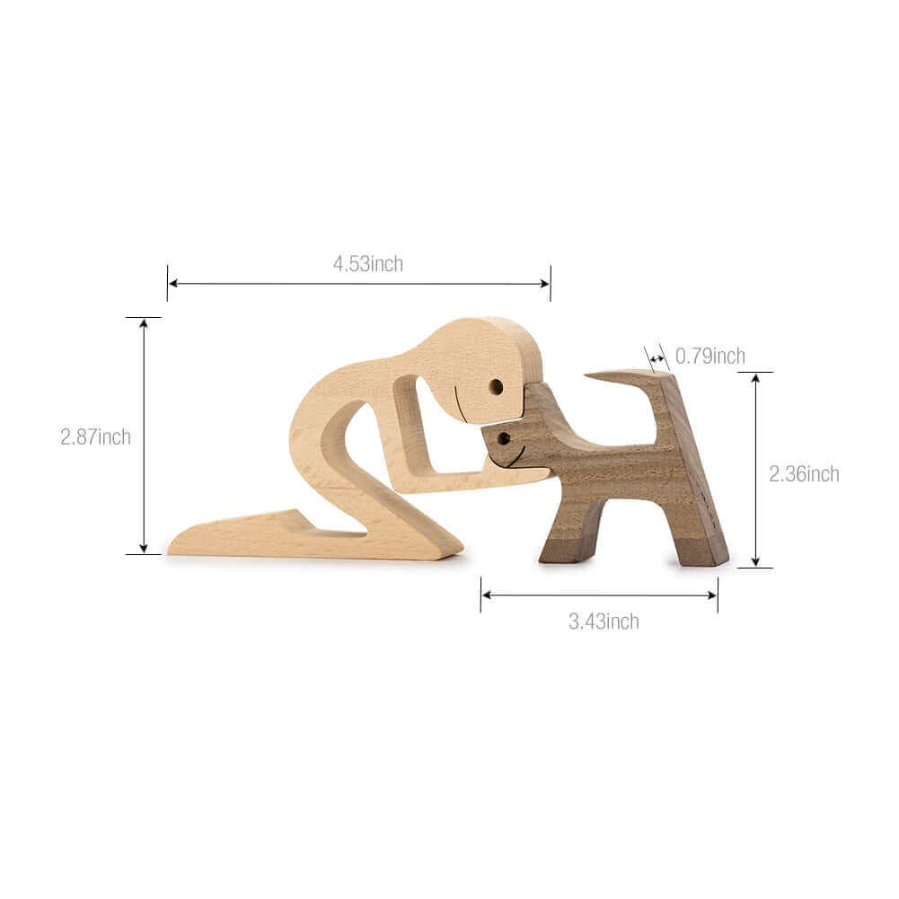 Deense houten dierenornamenten