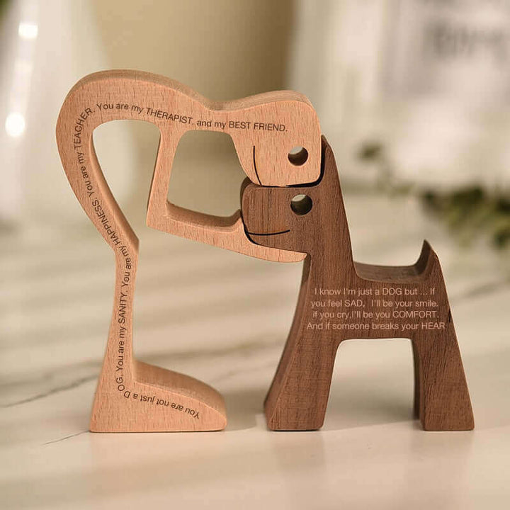 Deense houten dierenornamenten