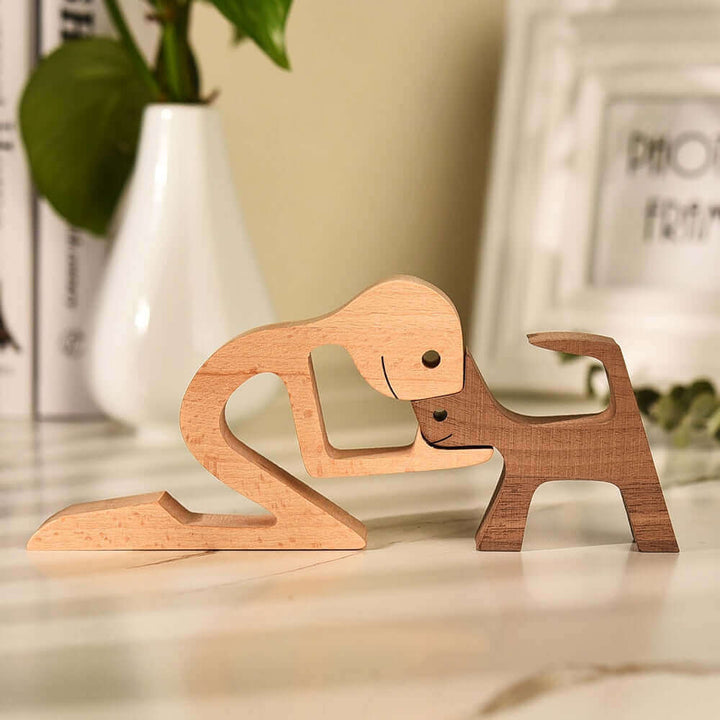 Deense houten dierenornamenten