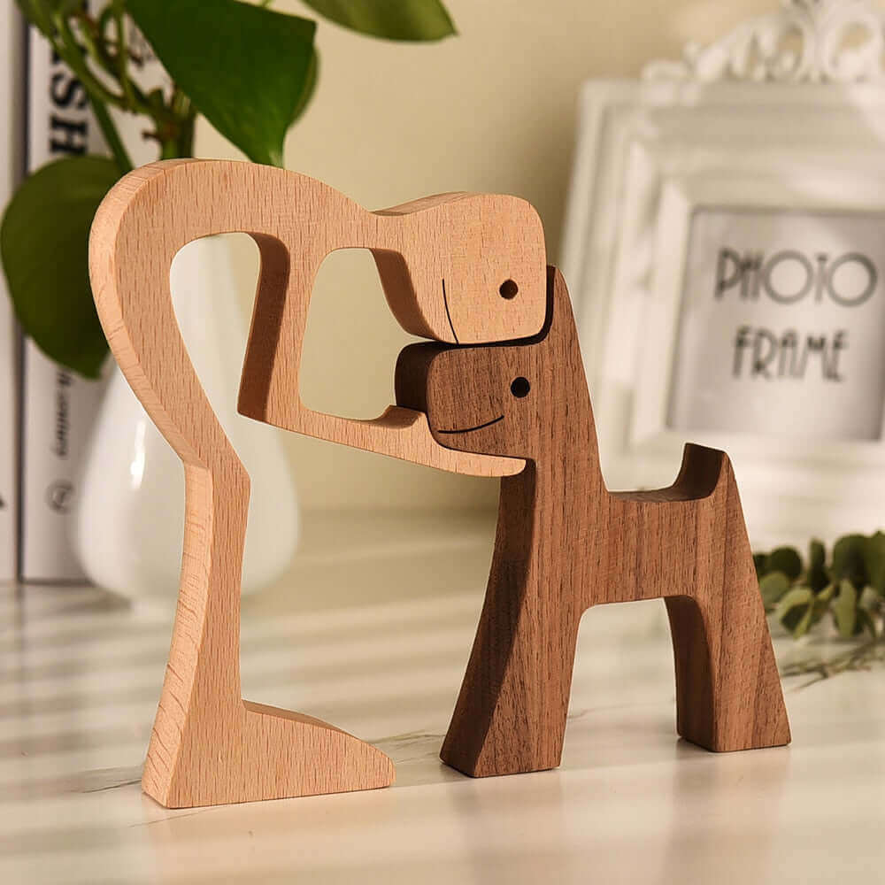 Deense houten dierenornamenten