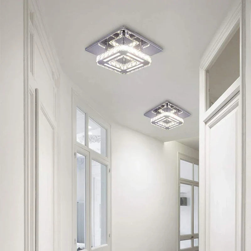 Plafondlampen - Decoratieve LED lampen voor kamer kroonluchters, kristallen kroonluchters - Woonkamer, keuken, slaapkamer, modern, eetgedeelte, gang