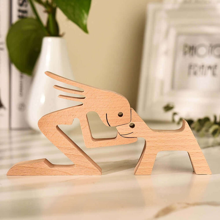 Deense houten dierenornamenten