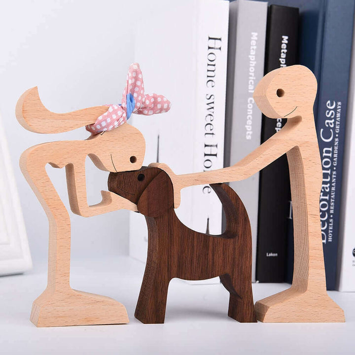 Deense houten dierenornamenten