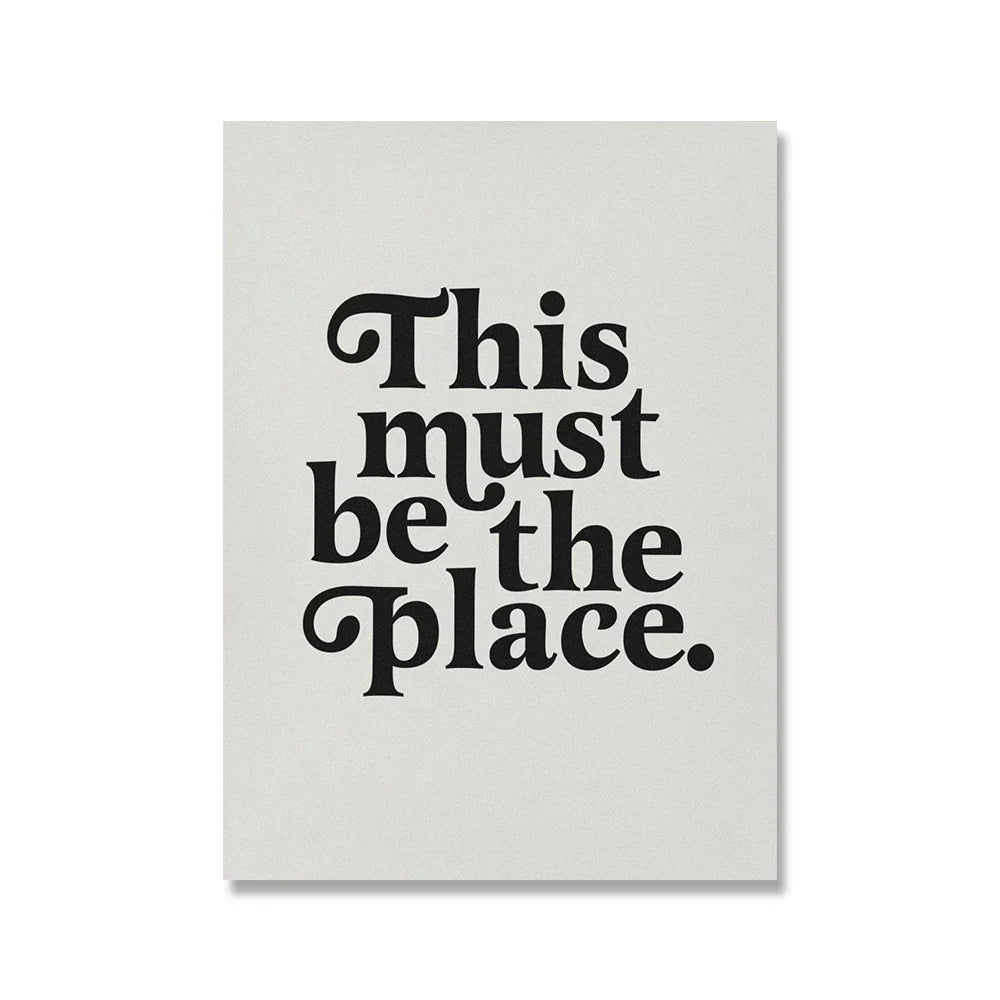 Inspirerende Citaten Wandkunst Fijne Kunst Canvasprints Zwart Wit Posters Letters en Citaten Beelden Voor Woonkamer Slaapkamer Scandinavisch Woondecor