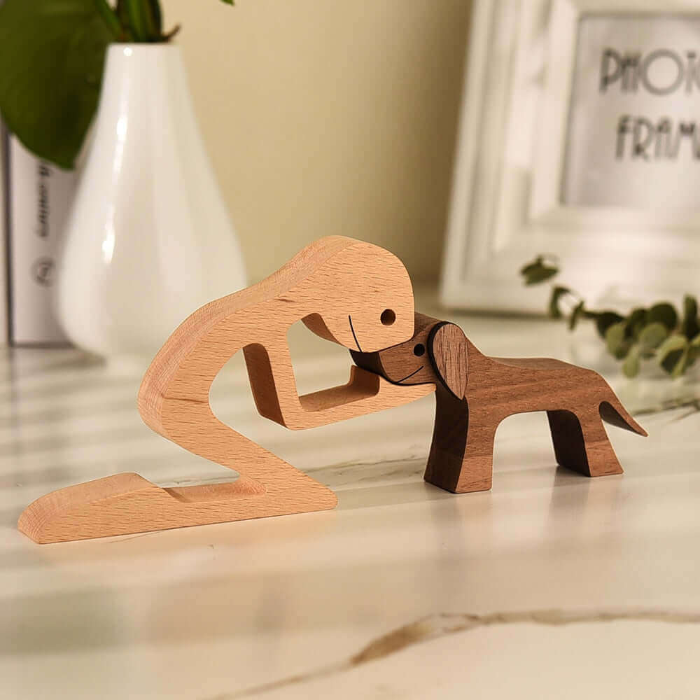Deense houten dierenornamenten