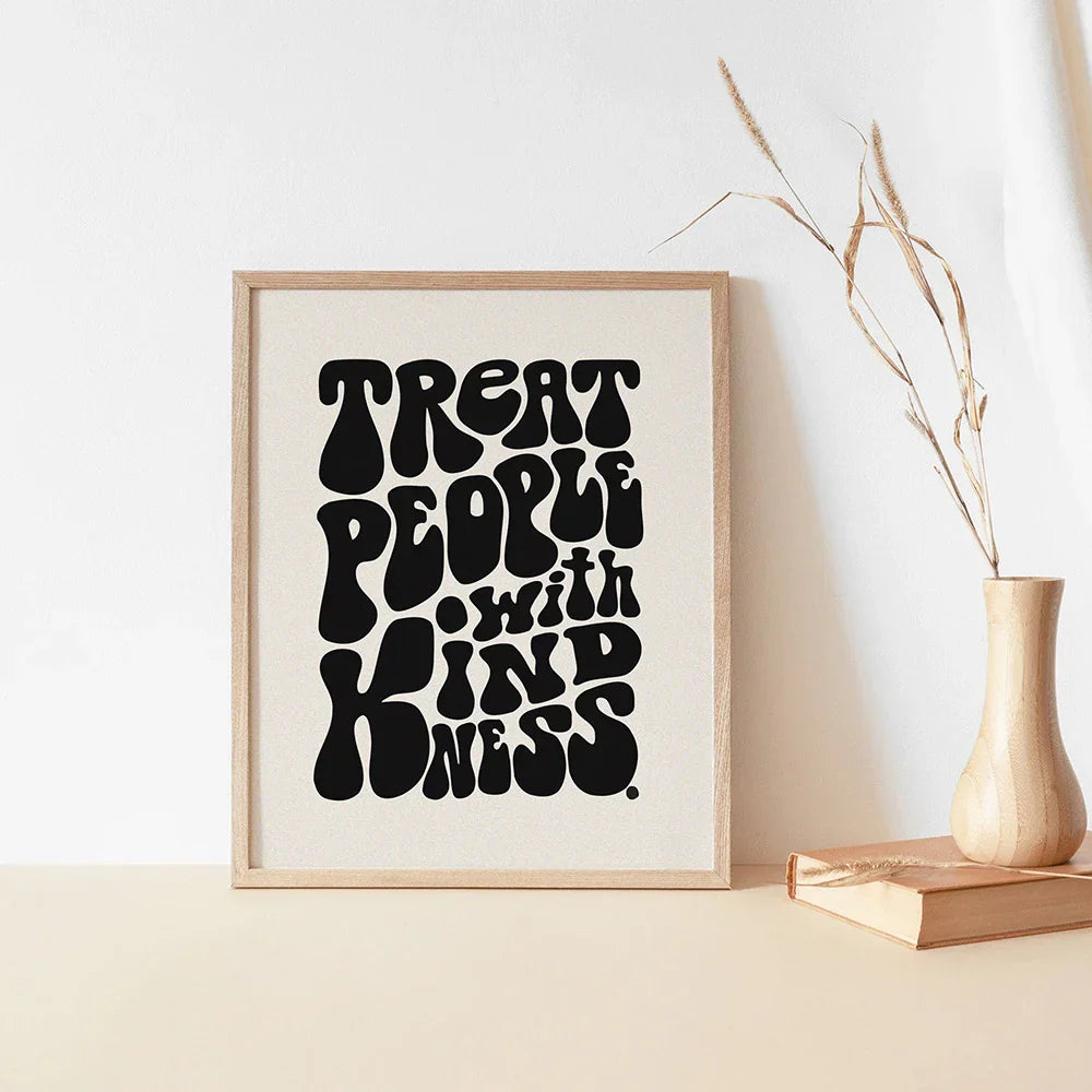 Inspirerende Citaten Wandkunst Fijne Kunst Canvasprints Zwart Wit Posters Letters en Citaten Beelden Voor Woonkamer Slaapkamer Scandinavisch Woondecor