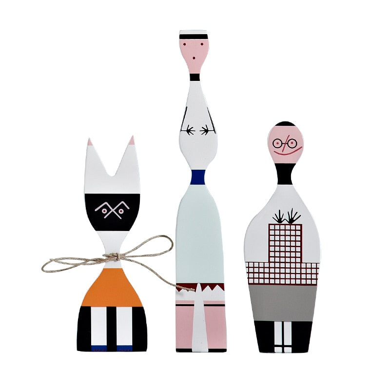 Huisdecoratie woonkamer Kawaii accessoires sculpturen & figuren karakter vormen zoet hout handgemaakt Europa huishoudelijke artikelen