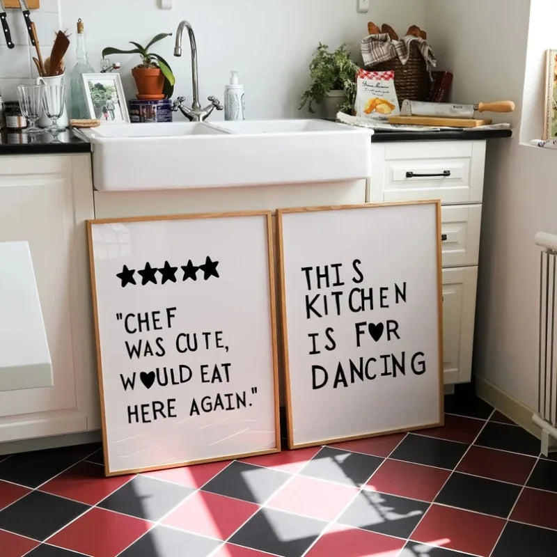Küchenkochliebe-citaten Wandkunst Fine Art Canvas Prints Minimalistische Moderne Typografische Posters Beelden Voor Keuken Eetkamer Café Kunst Decor