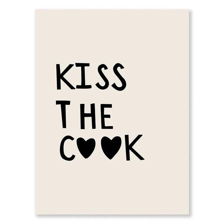 Küchenkochliebe-citaten Wandkunst Fine Art Canvas Prints Minimalistische Moderne Typografische Posters Beelden Voor Keuken Eetkamer Café Kunst Decor
