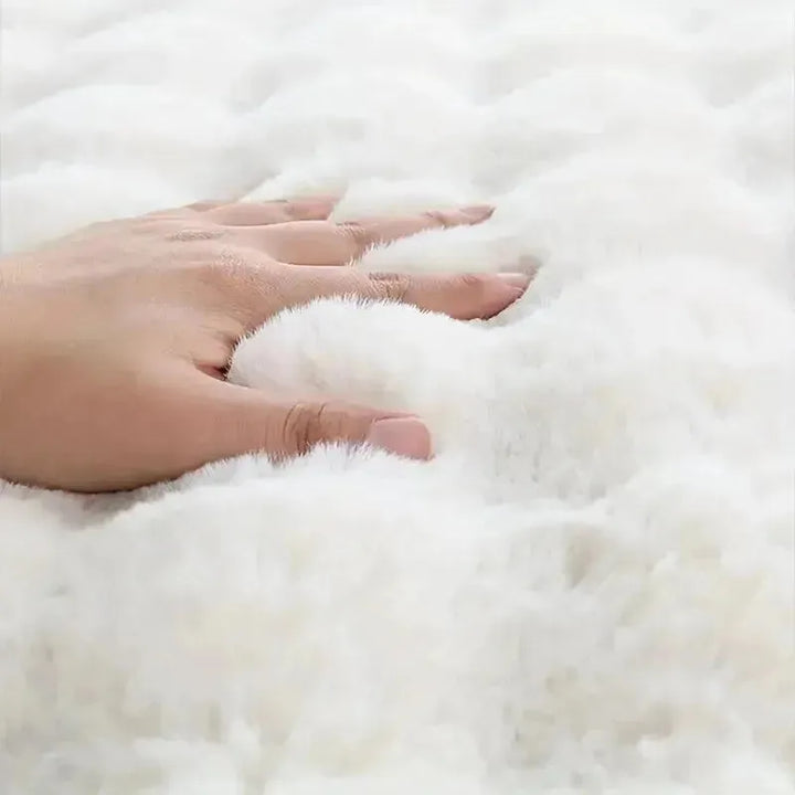 Lorvi - Plush Fashion BubArostae Bloemen Tapijten