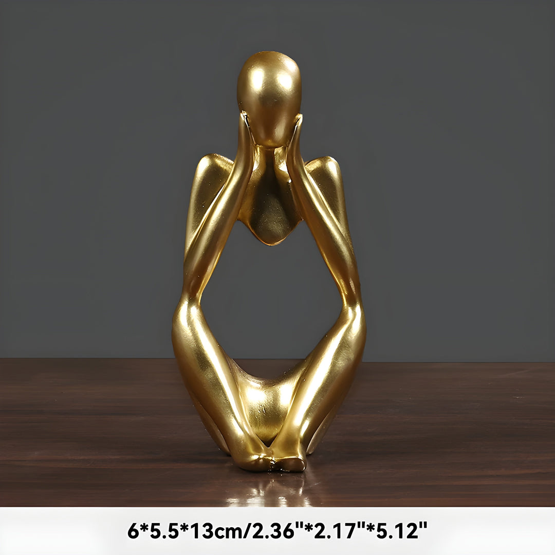 Abstract Denker Beeldhouwwerk Hu decoratie