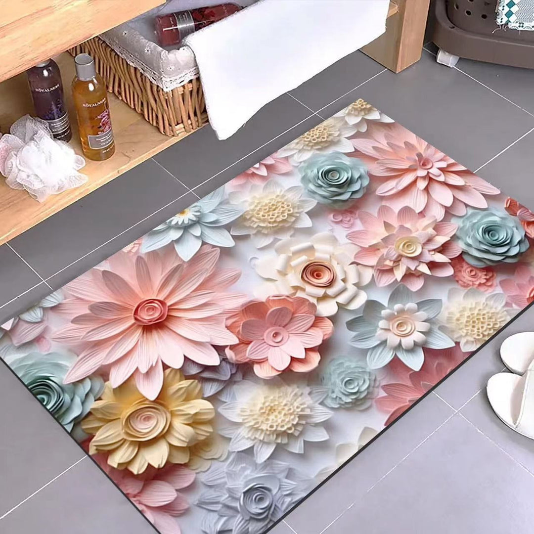Bloemmotief Mat