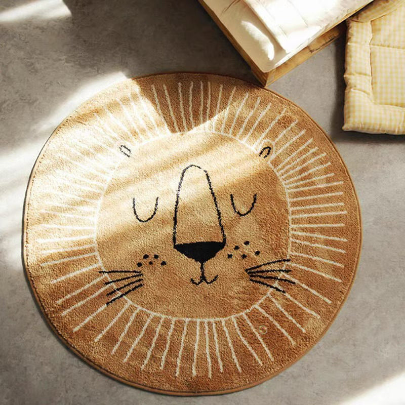 Speelse Circulaire Area Rug
