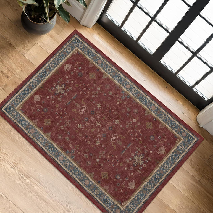 Vintage-Inspirerende Paisley Vloerkleed