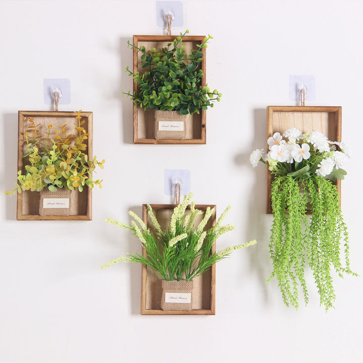Wandgemonteerde Decoratieve Bloemrijke Hangplant