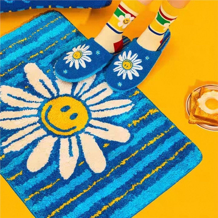 Florale Schildpadvormige Badmat