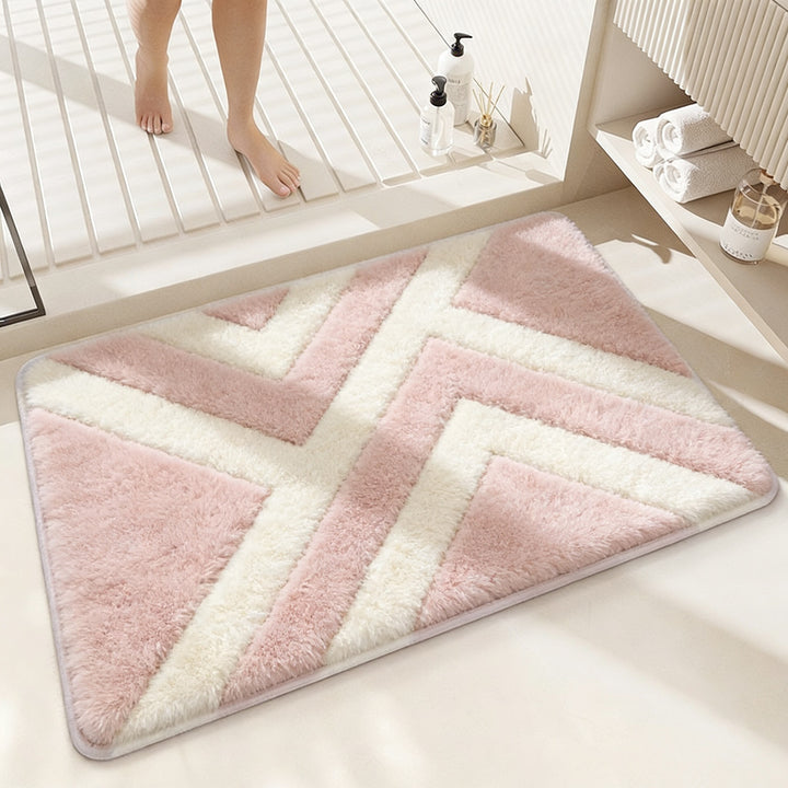 Zachte Shag Badkamer Badmat