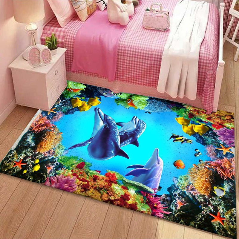 Koraalrif Oceaan Scène Tapijt