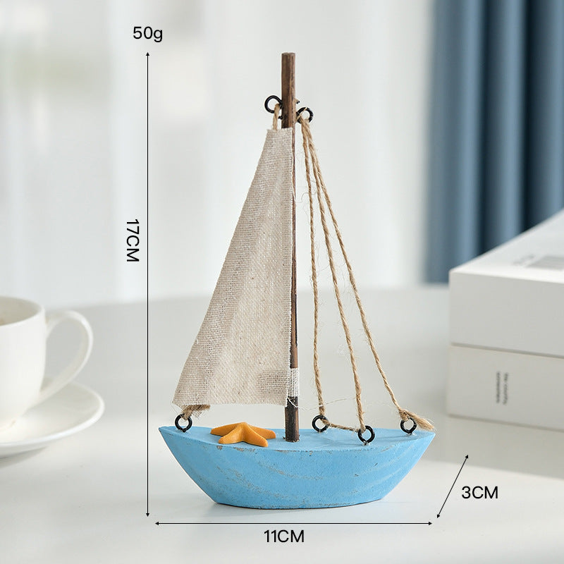 Zeilboot Model Decoratieve Weergave