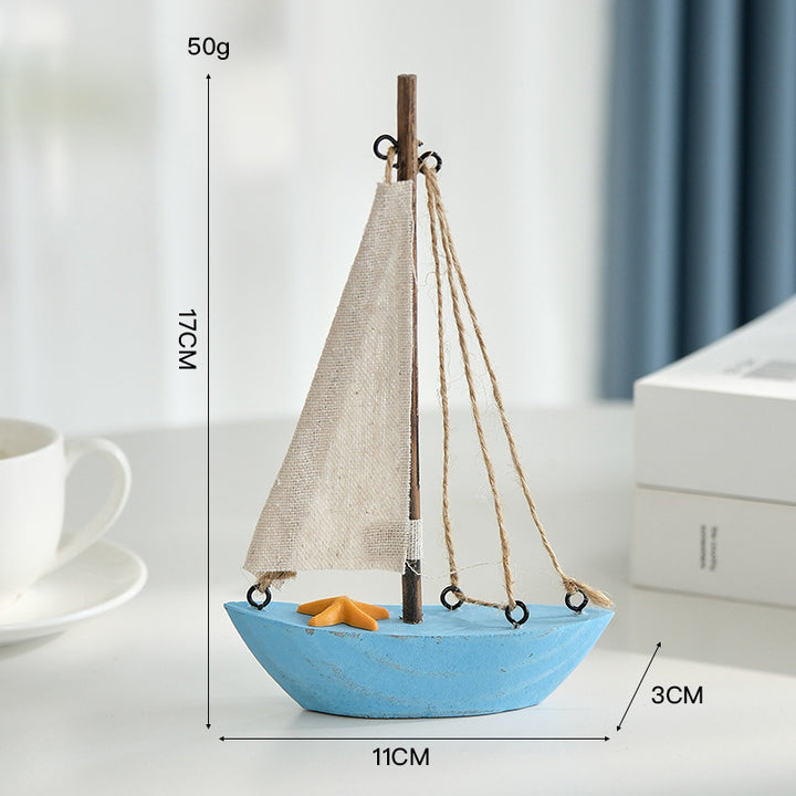Zeilboot Model Decoratieve Weergave