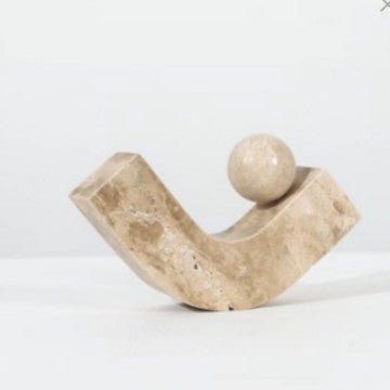 Abstract Concrete Regenboog Sculptuur