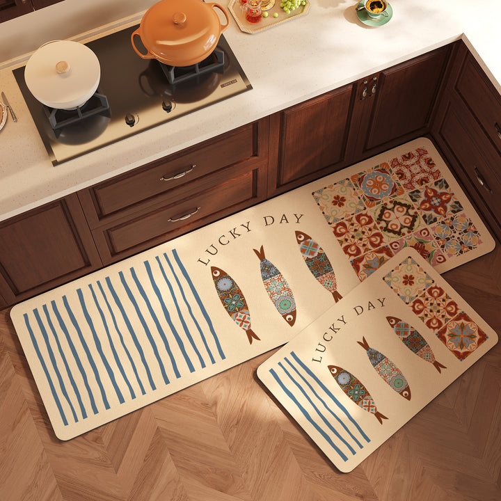 Keuken Decoratieve Anti-Vermoeidheid Mat Set