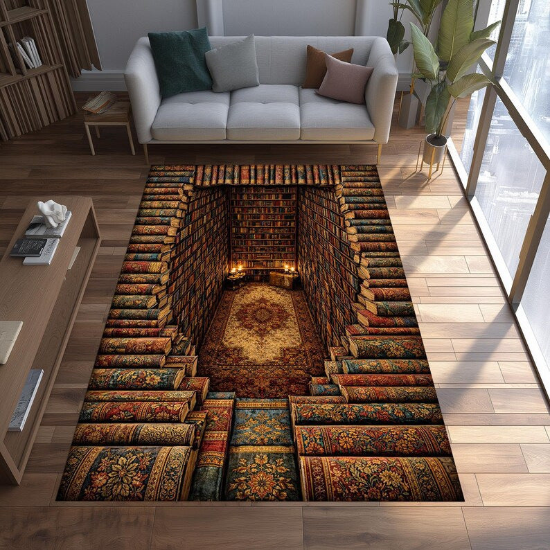 3D Skull Art Vloerkleed