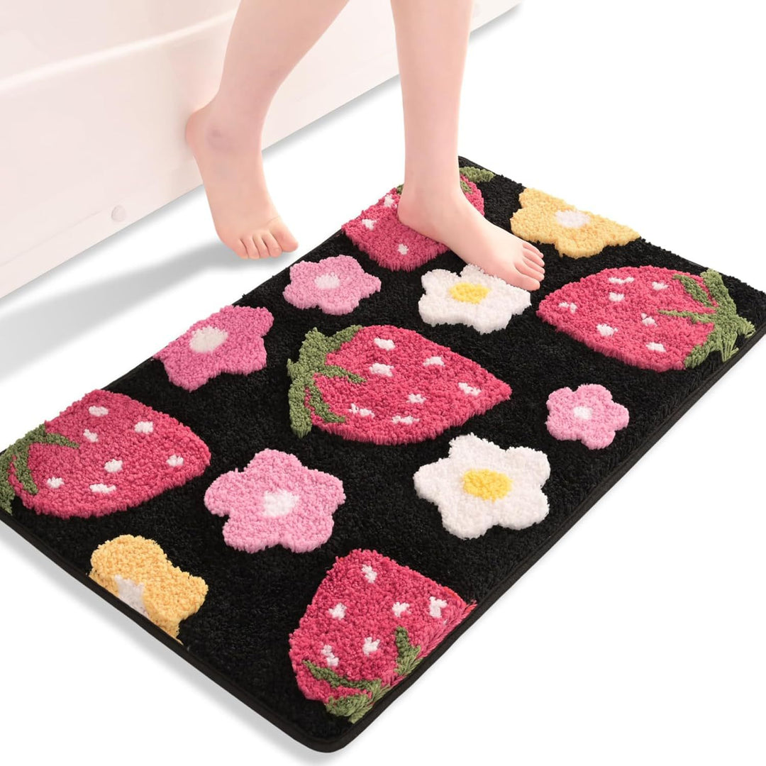Bloemen Thema Badmat