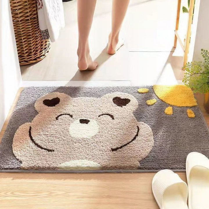 Pluche Badkamer Quote Mat