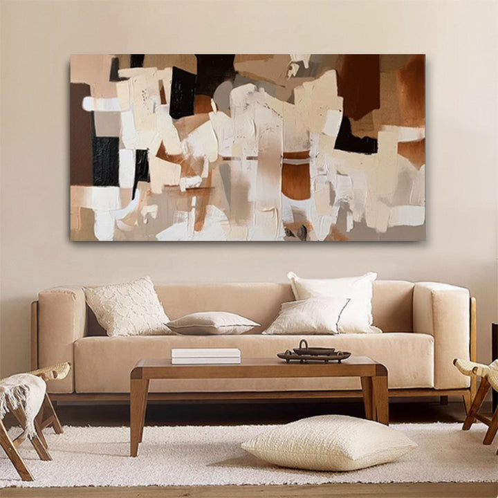 Abstract Canvas Kunstafdruk