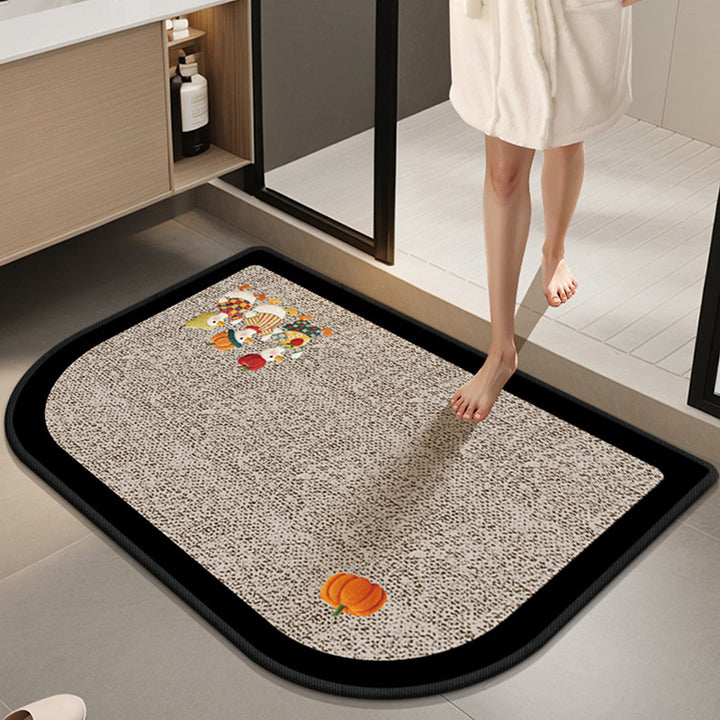 Absorberende Antislip Badmat met Winterthema
