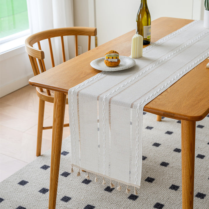 Decoratieve Geweven Tafelrunner