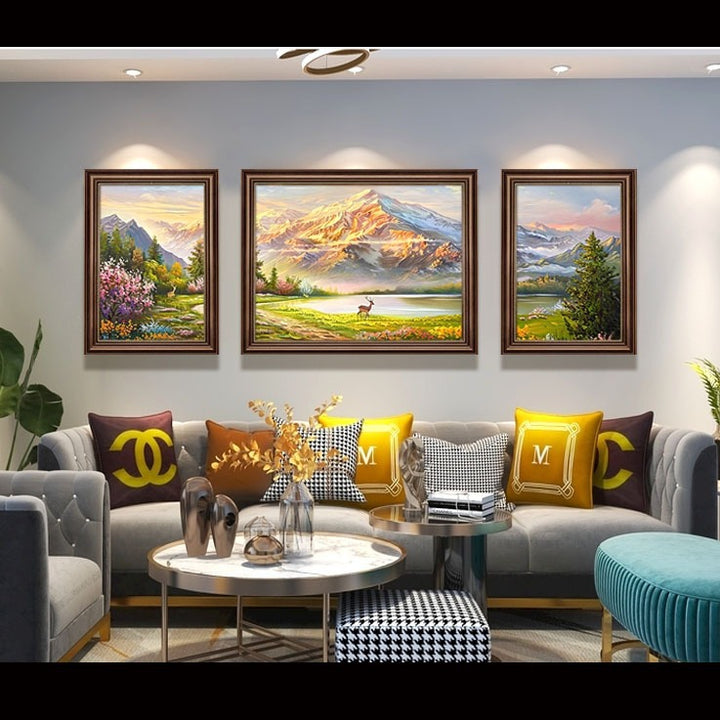 Scenic Landschap Ingemaakte Kunst Set