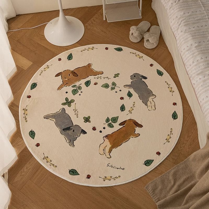 Grappig Bunny-Themed Vloerkleed