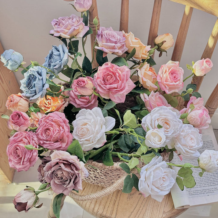 Elegante Nep Rozen Bloemsteel