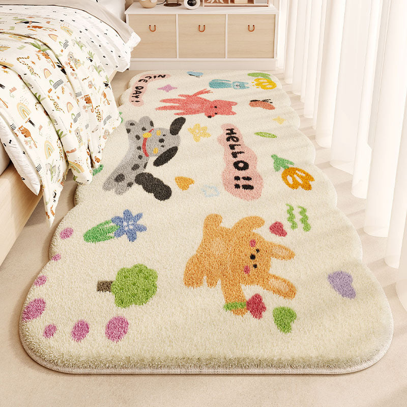 Kinderen's Fun-Thema Pluche Vloerkleed voor Thuis