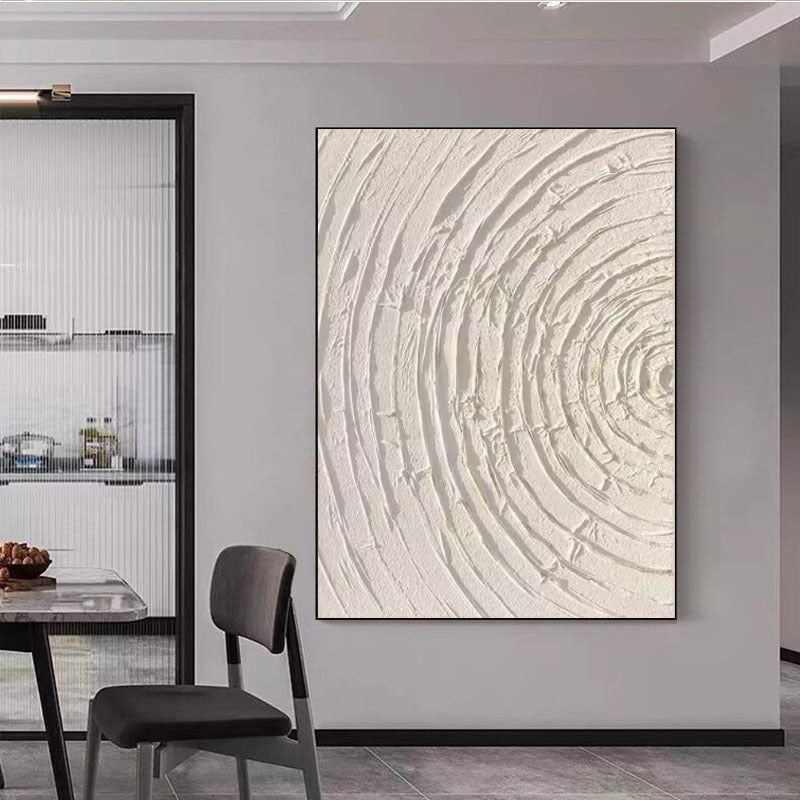 Gelaagd Circulair Relief Canvas Kunstwerk