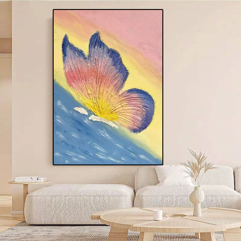Artistiek Bloemenschilderij Op Canvas
