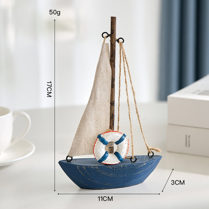 Zeilboot Model Decoratieve Weergave