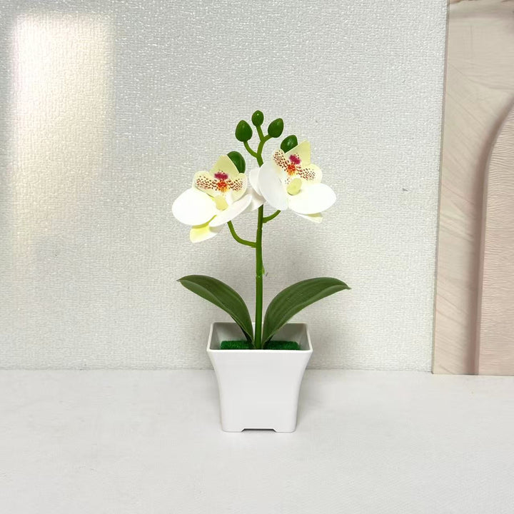 Elegante Kunstorchidee Plant Weergave voor Binnendecoratie