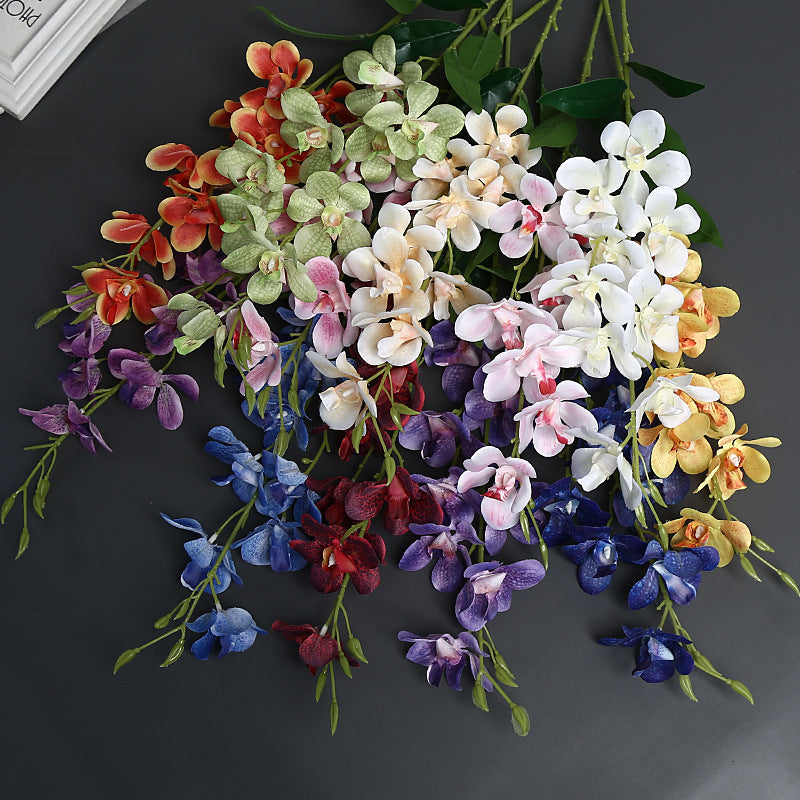 Elegant Faux Orchidee Steel voor Huisdecoratie Tentoonstelling