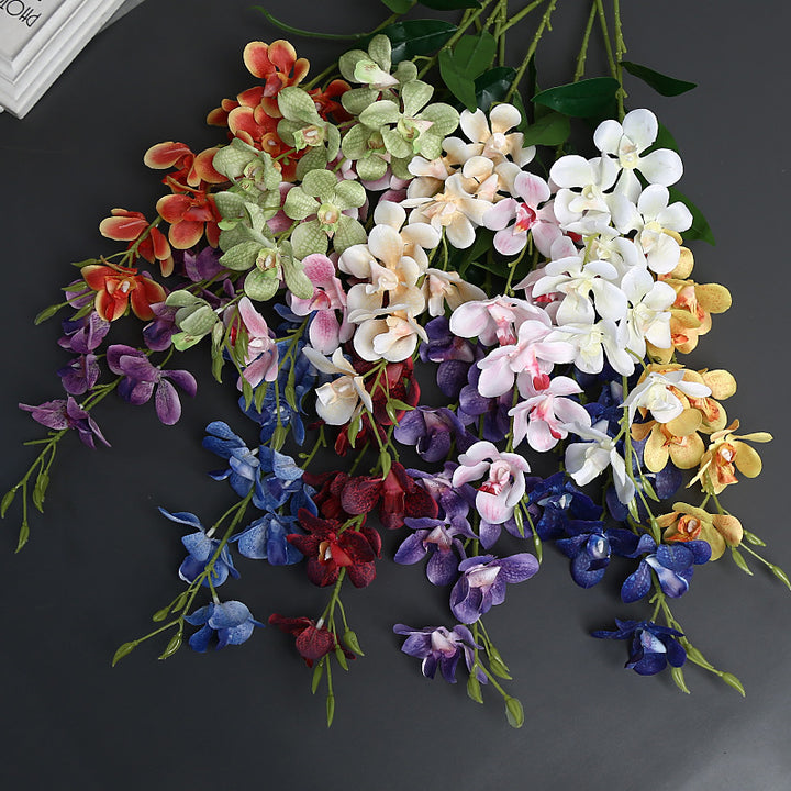 Elegant Faux Orchidee Steel voor Huisdecoratie Tentoonstelling