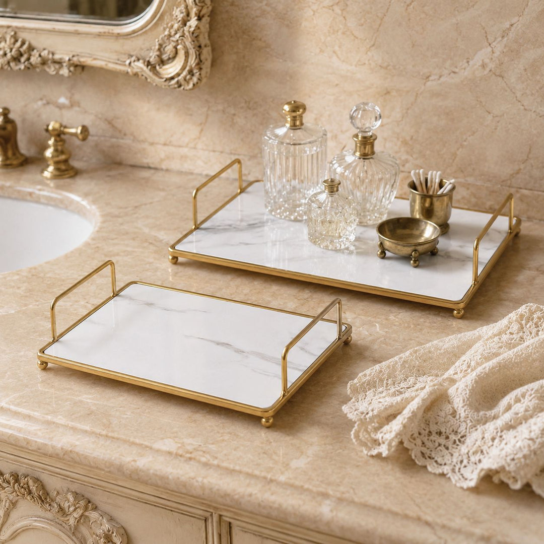 Decoratieve Marmer Tray