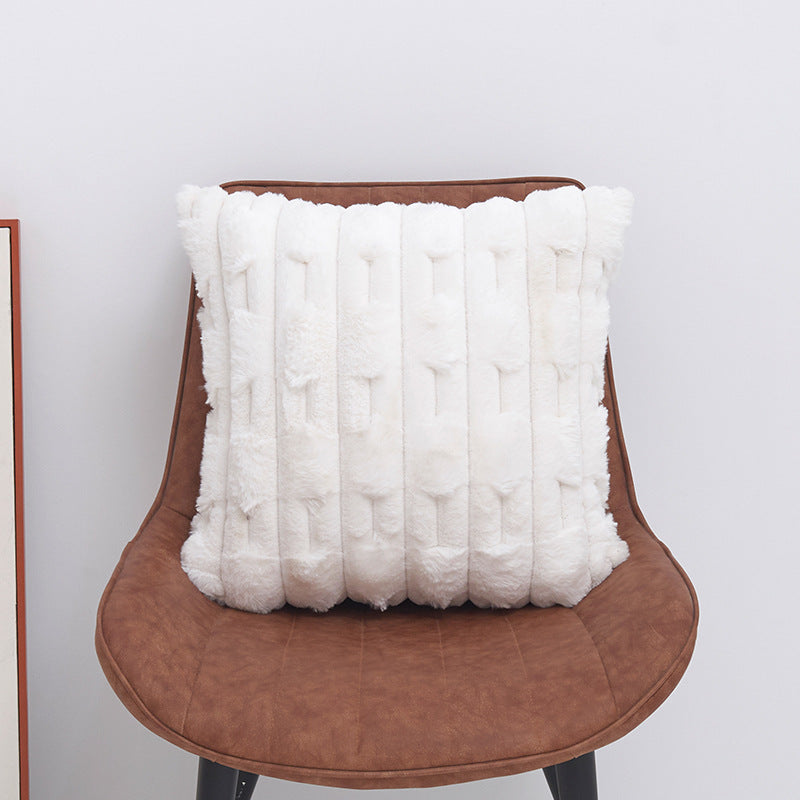 Pluche Textuur Decoratieve Kussen