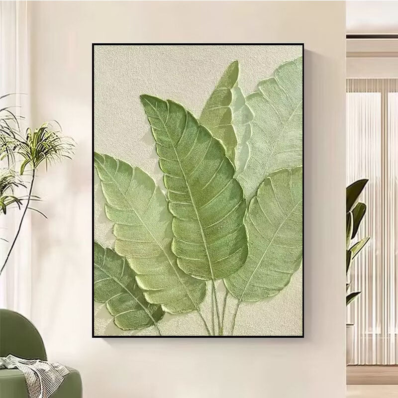 Blad-Thema Reliëf Wanddecoratie