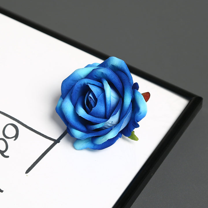 Elegante Zijde Rozen Speld voor Decoratief Gebruik